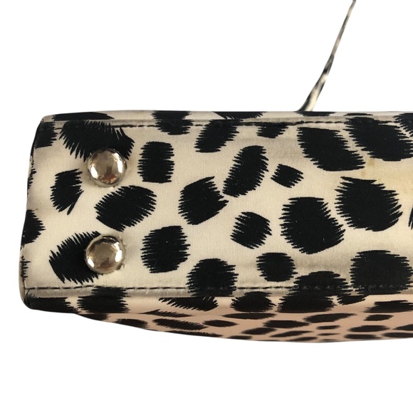 PURSE - Women's Black and White Dalmatian Print Water Resistant Bag - Picture 8 of 16